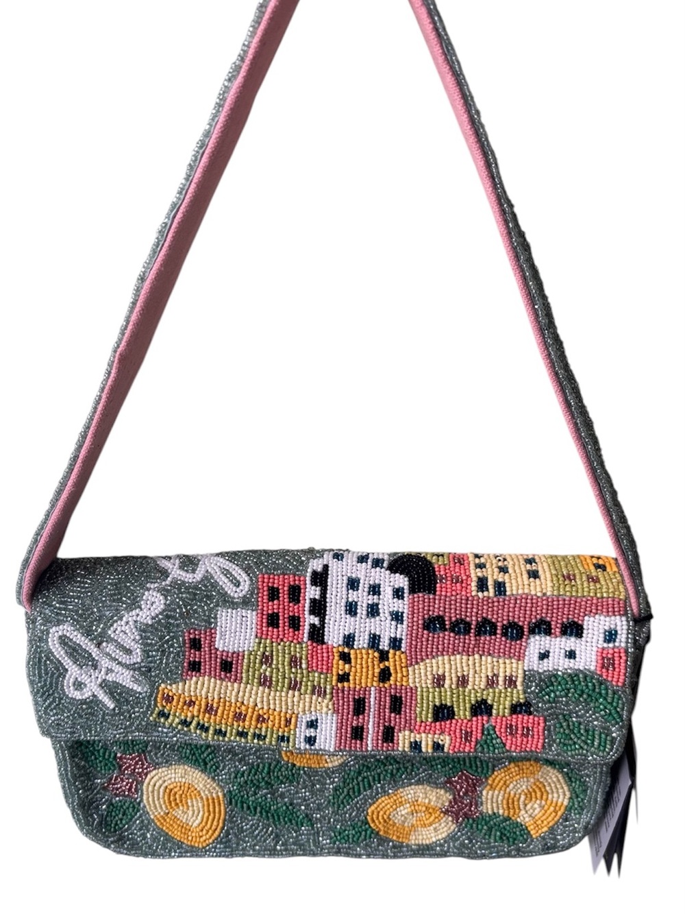 Newly Released Viral Italian Amalfi Coast Beaded Shoulder Bag America & Beyond